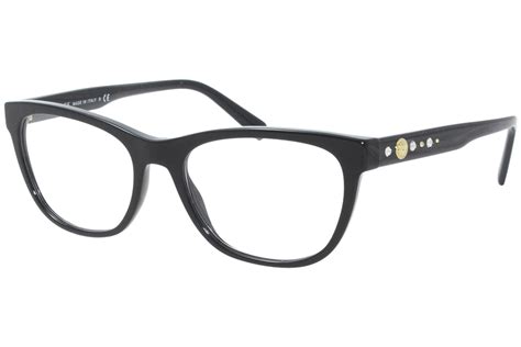 Versace VE3263B GB1 Eyeglasses Women's Black 